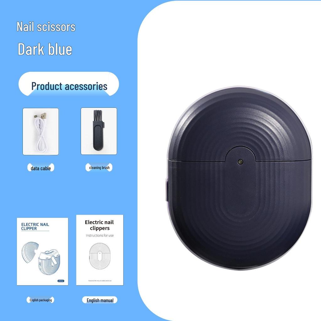 Automatic Electric Nail Trimmer and Clipper for Elderly, Children, Toddlers, Infants - Anti-Pinch Design