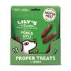 Lily's Kitchen Friandises Recette sans céréales pour chien - Mini saucisses au porc, avec de la pomme 70 g (Lot de 8)