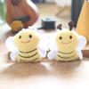 Plush Bee Mini Toy Keychain Pp Cotton Stuffed Animal Girls Accessory Room Decor