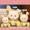 Cute Milk Tea Rabbit Plush Toy Stuffed Animal Bunny Doll Soft Pillow Kids Gifts