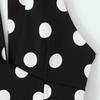 Kaslead New Women Clothes Western Style Bowknot Decoration Polka Dot Neck Collar Top 3067120
