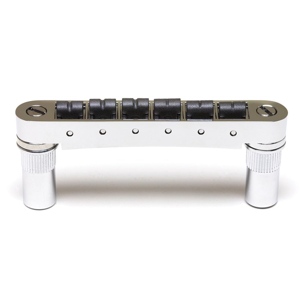 

Graph Tech ResoMax NV2 Bridge for 6mm Chrome PS-8863-C0 Tune-O-Matic Posts,