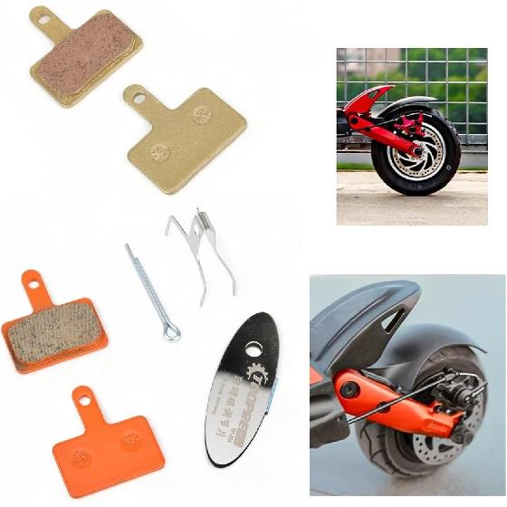 1 Pair Brake Pads Compatible with Kaabo Electric Scooter Wolf 11/11+ /X/Pro/King/King GT Mantis Pro 8 10 Compatible with Vsett Zero Hydraulic
