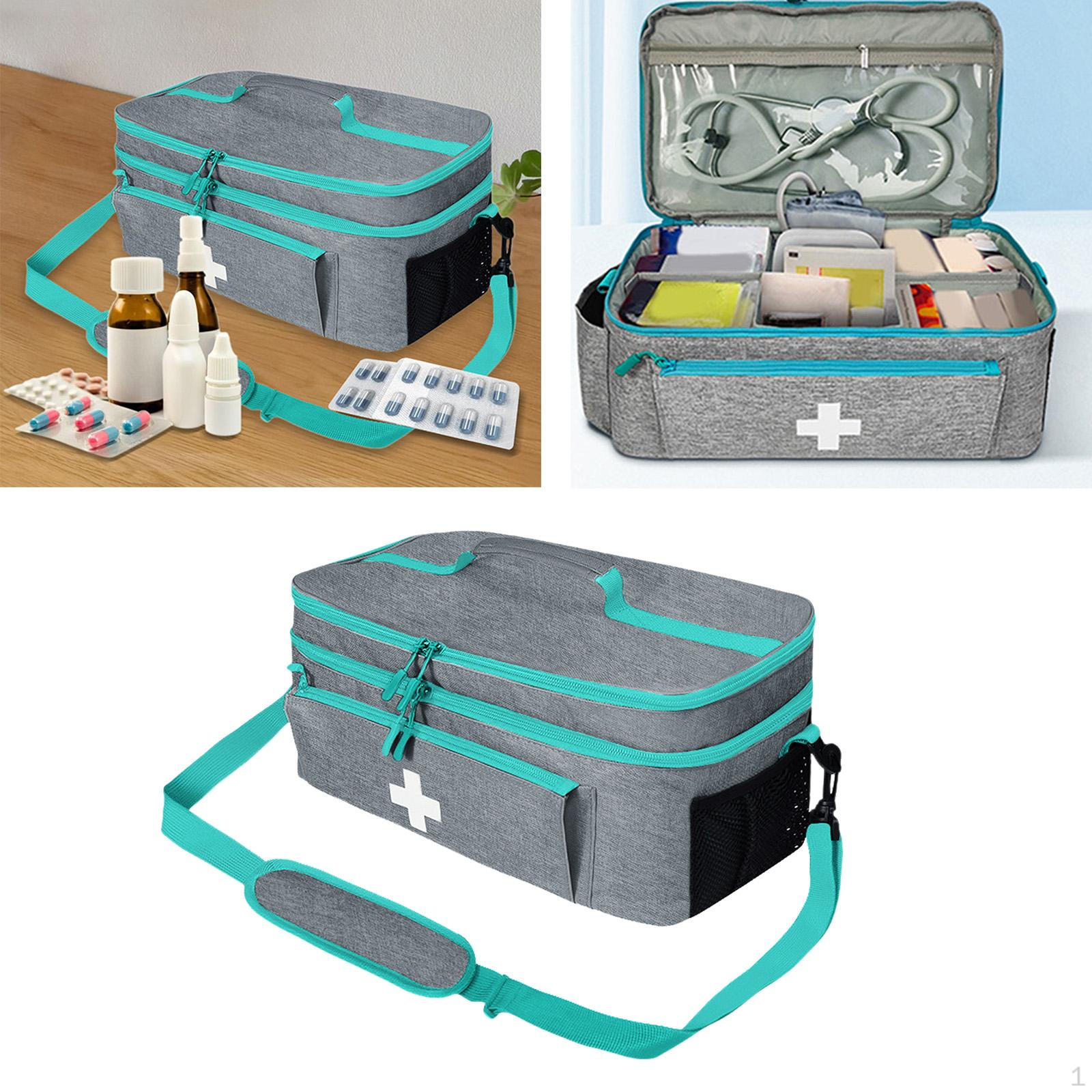 

Аварийная сумка первой помощи, футляр для переноски лекарств, подарки, мини-хранение лекарств, домашние медицинские наборы для путешествий серый