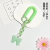 Ins Sliding Cover Card Holder Student Campus Card Holder Lanyard Anti Loss ID Holder Cards Case Bus Card Sleeve with Bow Pandent