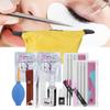 Eyelashes Grafting Tool Set Eyelash Extension Glue Tweezer False Eyelash Kit (8mm+8mm)