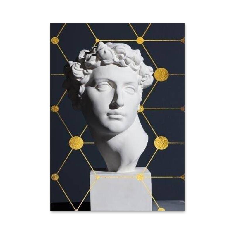 David Sculpture Posters and Prints Modern Canvas Painting Nordic Wall Art Pictures for Living Room Home Decoration