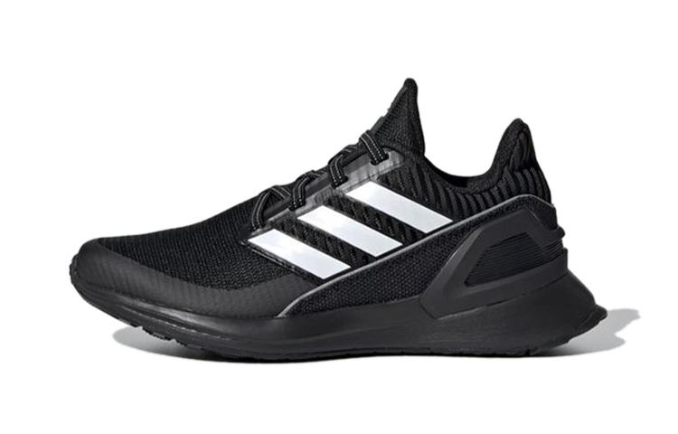 

Adidas Rapidarun Knit El C Comfortable Breathable Low top Kids Running Shoes Black Children Aged 3 7 Years Old EE7639 28