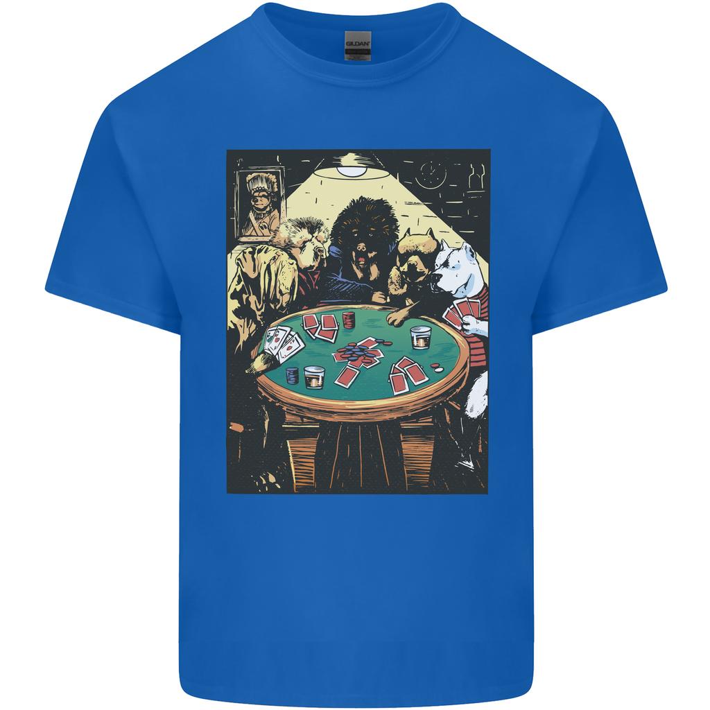 Dogs Playing Poker Unisexs Light Cotton TShirt