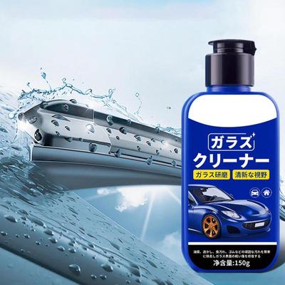 Nettoyant pour vitres de voiture, puissant dissolvant de film d'huile pour pare-brise de voiture, nettoyant pour vitres de voiture, nettoyant pour film d'huile automobile pour les côtés et