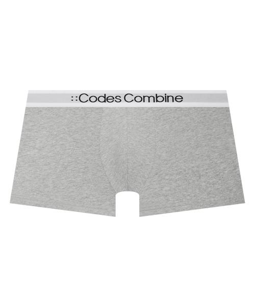 

[Codes Combine Нижнее белье] Современные хлопковые боксеры_Серый меланж [Доставка из Кореи] 100% Оригинал 95