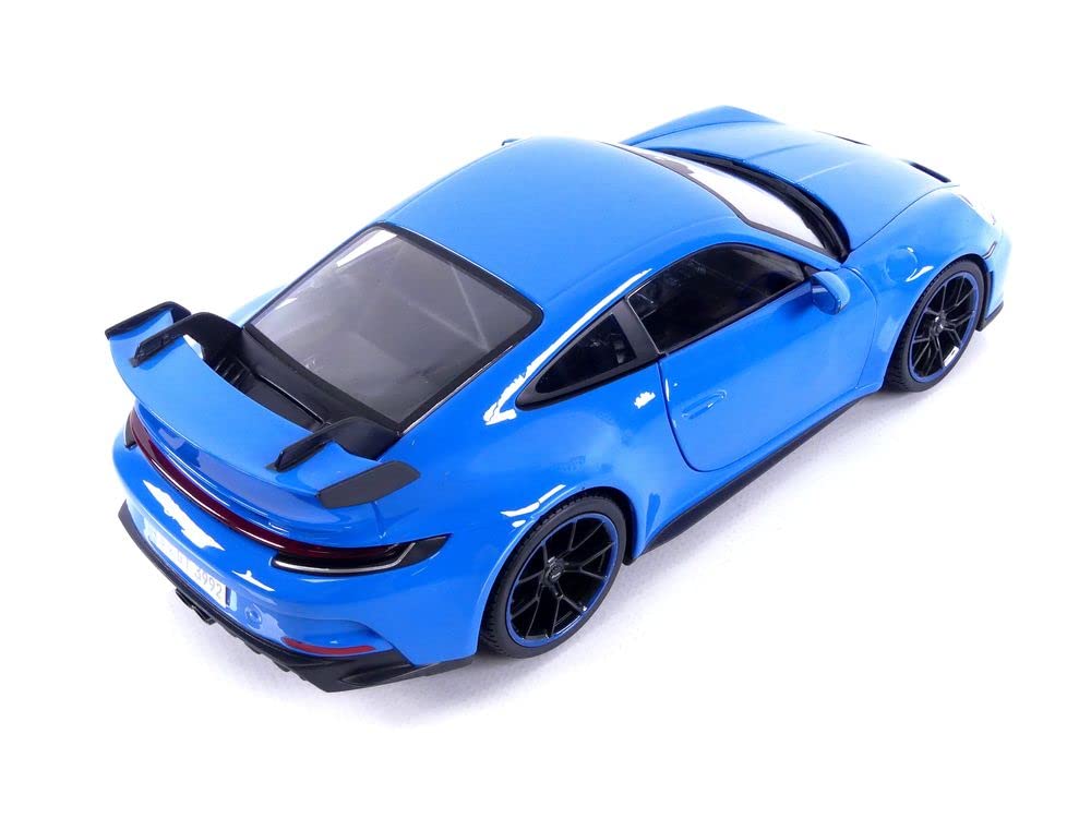 Miniature car Porsche 911 992 GT3 911 992 GT3 COUPE 2022 BLUE WHEELS BLACK 31458BL 1/18 1/18 -