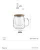 Large Capacity Japanese Creative Glass Tea Cup with Filter