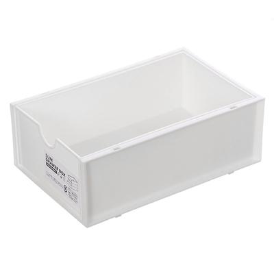 Schreibtisch Aufbewahrungsbox Kunststoff Schreibtisch Make-up Organizer Bürobedarf Aufbewahrungsbox mit Schublade Weiß