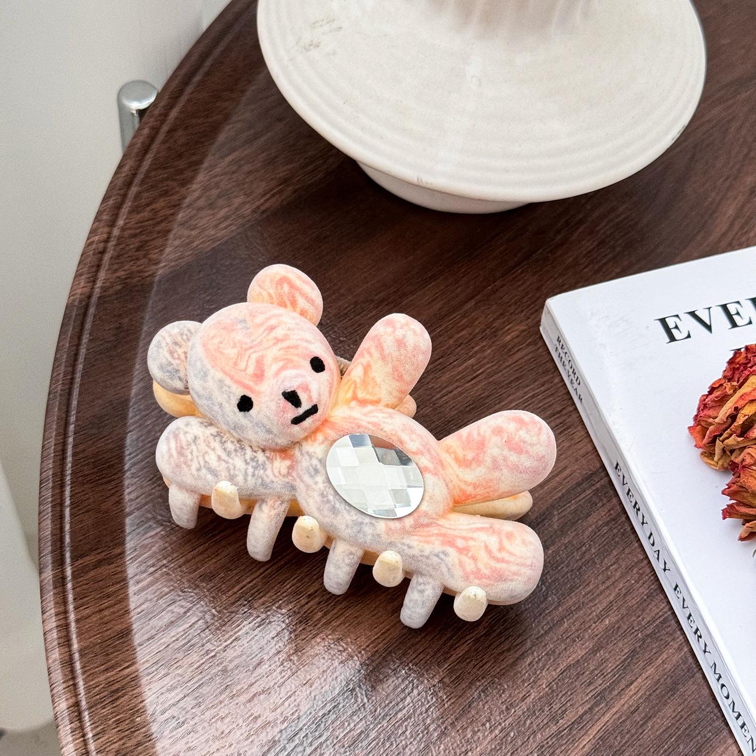 

Themed Animal Stylish Hair Clip With Cute Bear Design And Highend Appeal Aesthetic Orange11cm