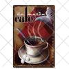 Coffee Tin Sign Vintage Metal Plaque Kitchen Coffee Bar Cafe Retro Posters Pub Wall Decorative Plates Home Decor 20*30 cm