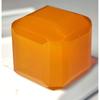 Cube Cut Natural Welo Opal Orange 121-123 Ct Fabulous Certified Loose Gemstone