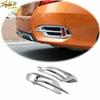 For Honda Civic 2016- Rear Fog Light Lamp Cover Trim Bright Chrome New