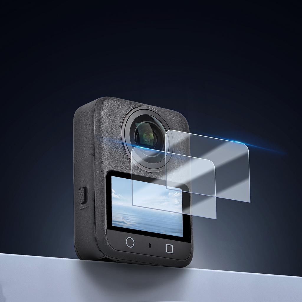 9H Tempered Glass Film for DJI Osmo 360 Screen Protector Anti-Scratch Film for DJI Osmo 360 Sports Camera Accessories