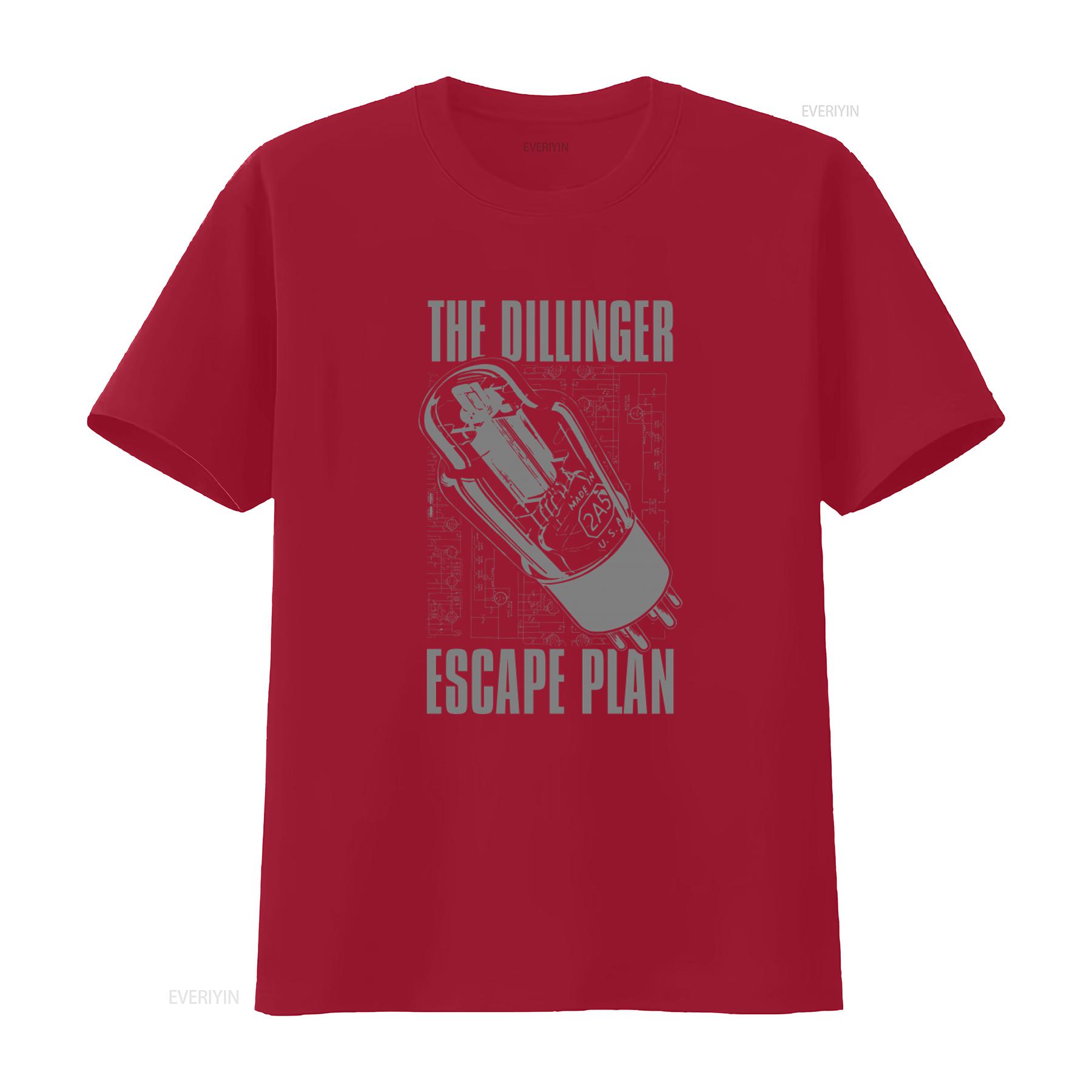 

The Dillinger Escape Plan Transistor T Shirt Retro Electronic Design for Mens Fashion vintage Washed Soft designer clothes S