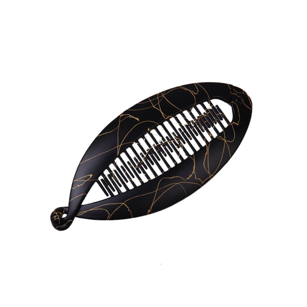 Fashion Fish Shaped Hairpin Barrettes Headwear Hair Claws Clips Ponytail Banana Clip  Women