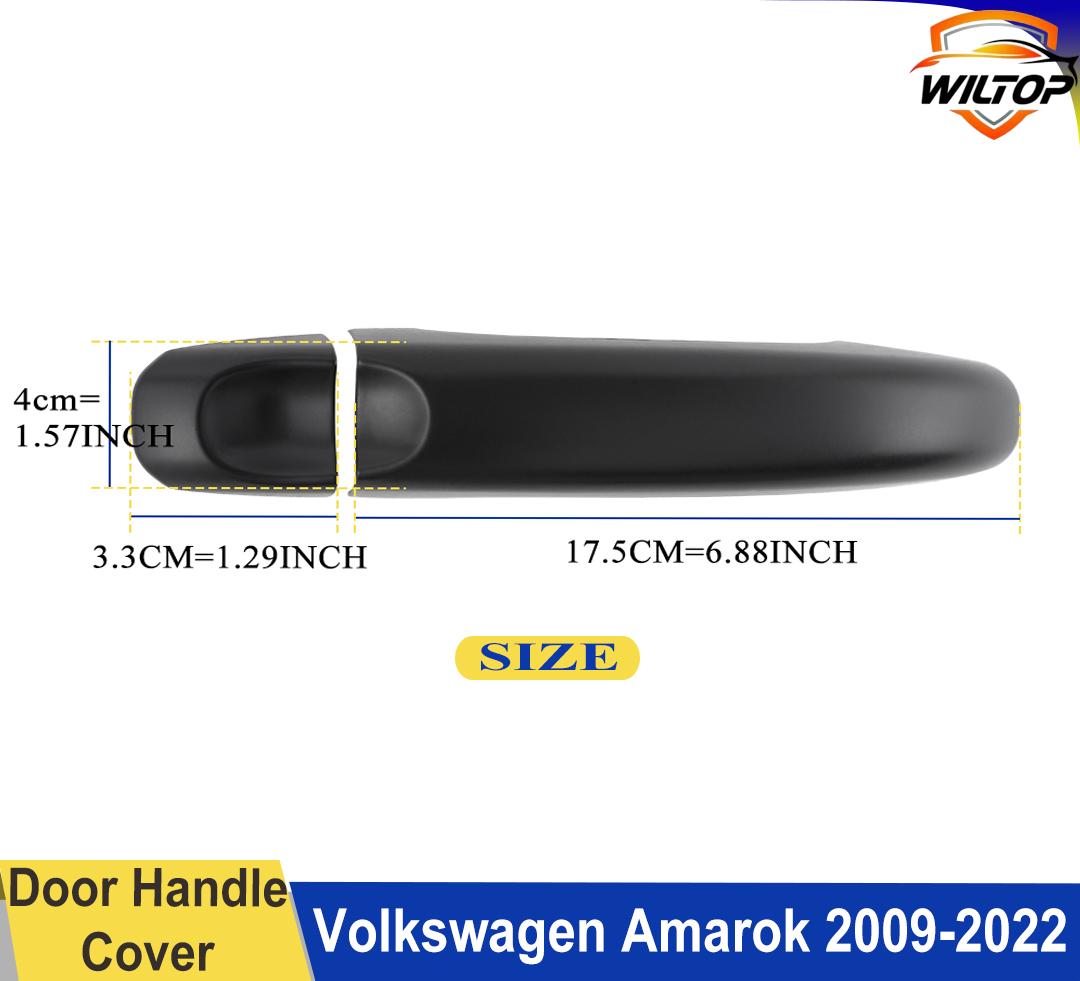 Copri Maniglie Porta Per Volkswagen Amarok V6 2009 -2025 ABS Nero Opaco Copertura Protettiva Accessori Esterni Auto 8 PZ/SET