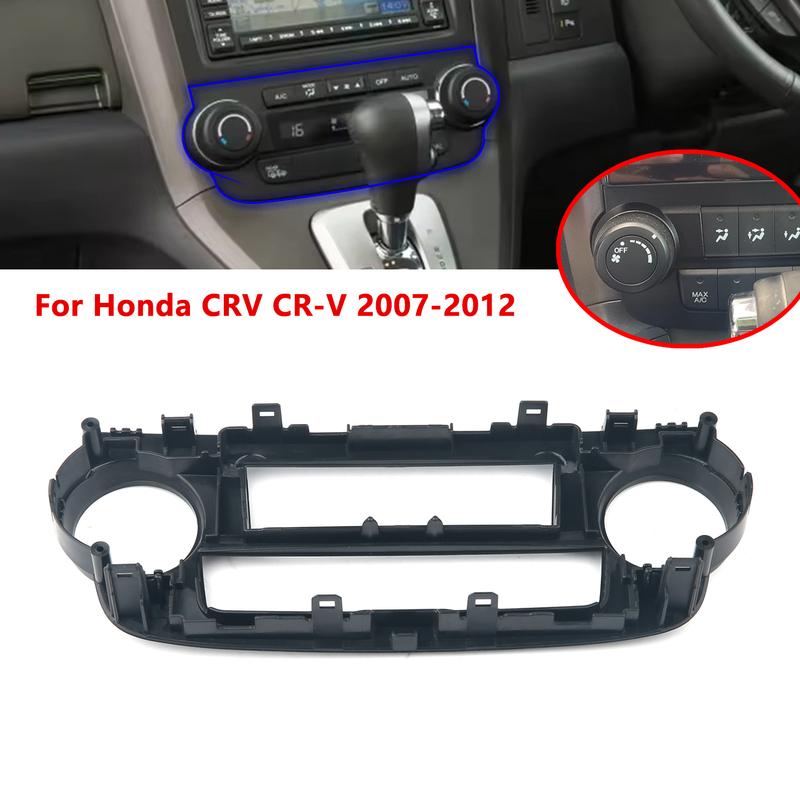 Auto-Blende, Klimaanlage, für Honda CRV CR-V 2007–2012, Armaturenbrett-Kit, Installation der Blende, Konsolenblende, Adapterplatte, Zierabdeckung