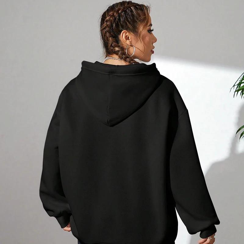 Unisex Y2k Finger Heart Print Long Sleeve Sweatshirt Funny Gothic Kangaroo Pocket Hoodies Women's Casual Vintage Hooded Clothes