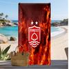 Toalla de Playa con Estampado de Fútbol Nottingham Forest, Toalla Grande Suave de Secado Rápido para Playa, Camping, Natación