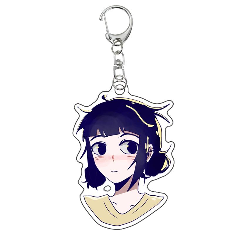 New Demon Hunters Kpop Rumi Zoey Jinu Mira Key Ring Acrylic Keyrings Huntrix Saja Boys Mystery Keychains Accessories Fans Gifts