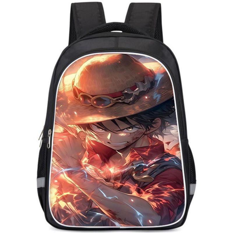 Large Capacity Lightweight Oxford Cloth Backpack For Kids Unisex School Bag