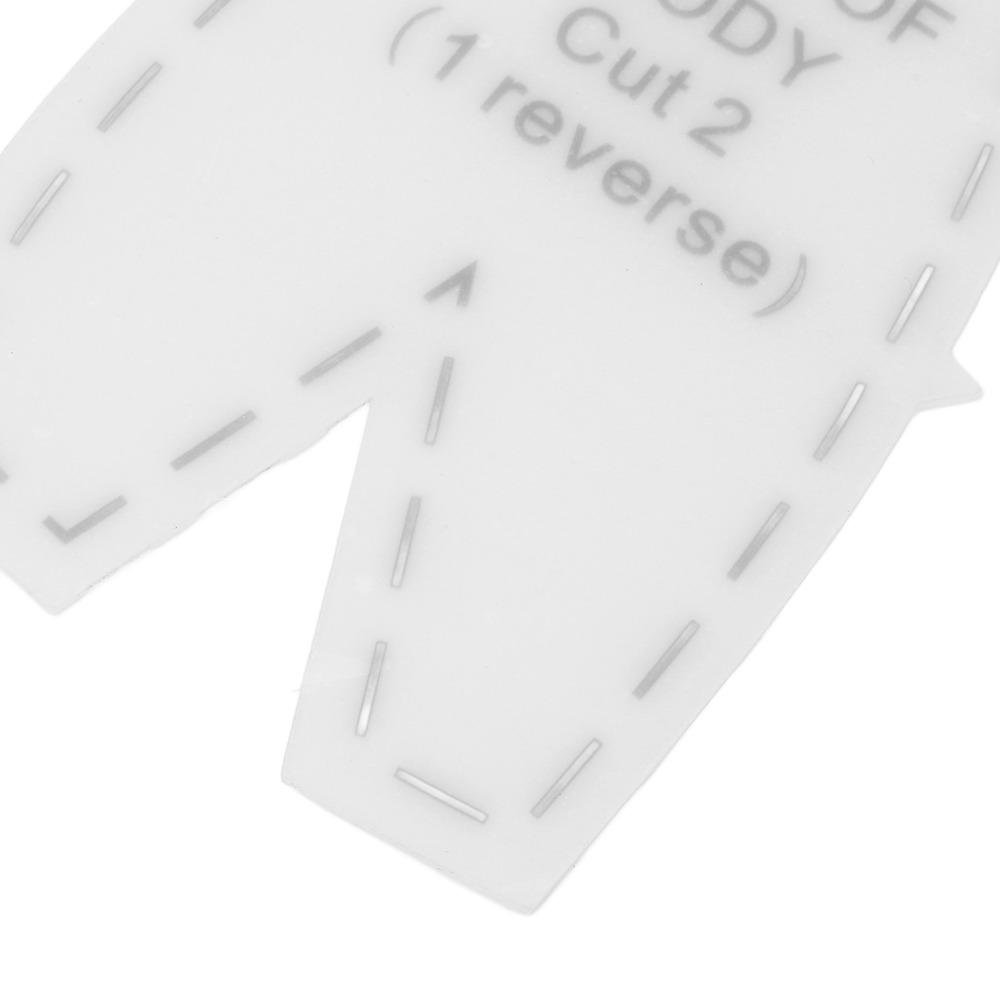 10pcs Acrylic Memory Bear Template Ruler Reusable Acrylic Template Ruler Set  DIY Craft