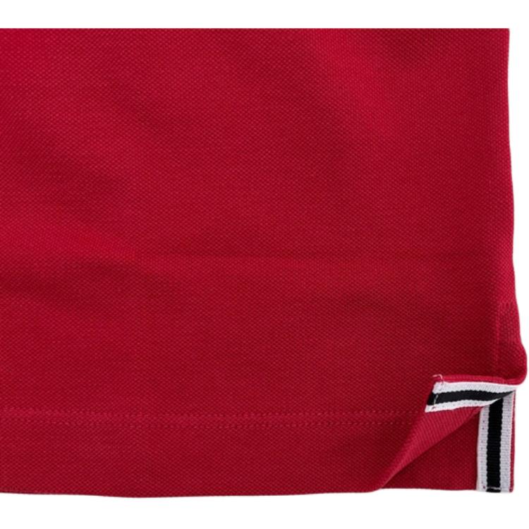 Stone Island Logo Pullover Short Sleeve Polo Shirt Men polo shirts Red 80152SC18-V0010
