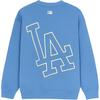 MLB DODGERS Los Angeles Dodgers Mega Logo Sweatshirt Unisex Sky Blue 3AMTB0744-07SBD