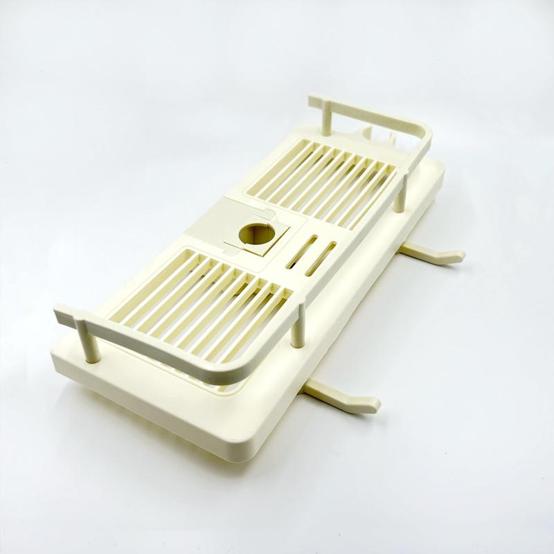 Bohrfreier Duschkopf & Badezimmerregal mit hängendem Aufbewahrungskorb