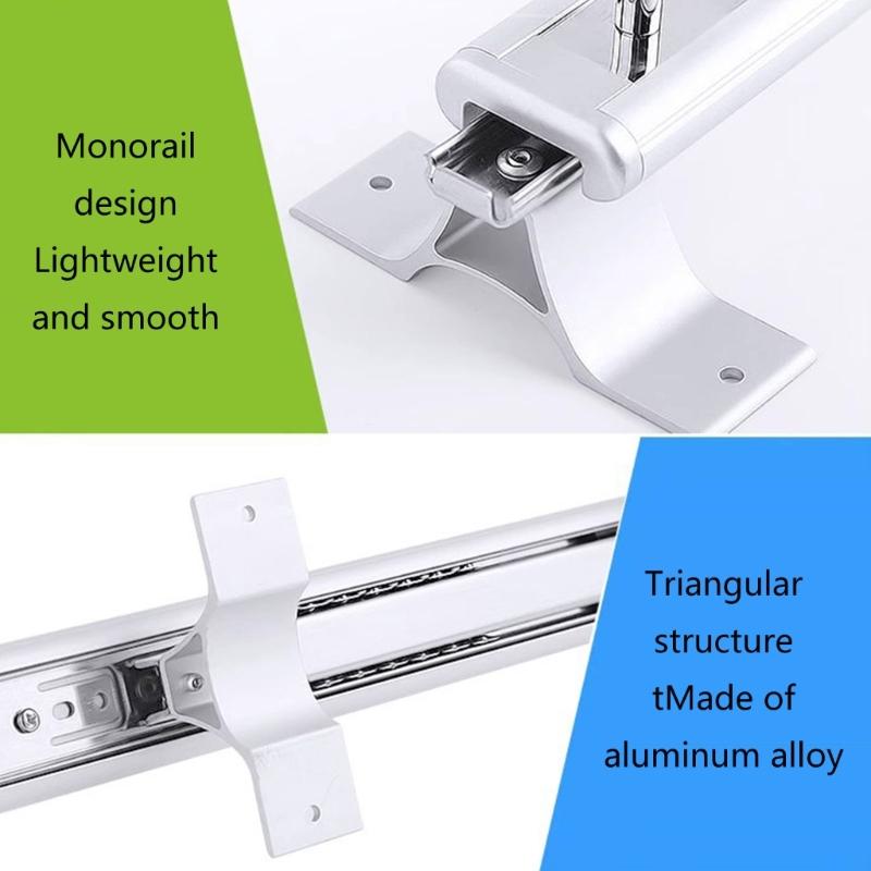 Telescopic Clothes Hanger Clothes Rack Storage Device for Wardrobe Vertical and Longitudinal Rod Clothes Hanging Rod