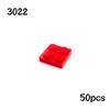 50PCS MOC Assemble Particles 3022 Thin Plate 2x2 Dots Building Blocks 2*2 Figures Bricks DIY Educational Creative Toy for Kids