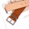 Casual Suede Leather Belt Pin Buckle Waistband Versatile Thin Waist Belt  For Women