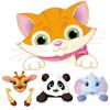 Cartoon Light Switch Sticker Easy to Use Removable Wall Sticker Animal Switch Sticker  Bedroom