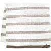 Hayashi Bath 60 X 120 Made In Imabari Famille BI207026 Towel, Approx. Cm, Japan, Towel, Border, Brown,