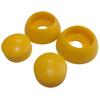 Two-piece Screw Cover Cap M8 YELLOW 50 PCS