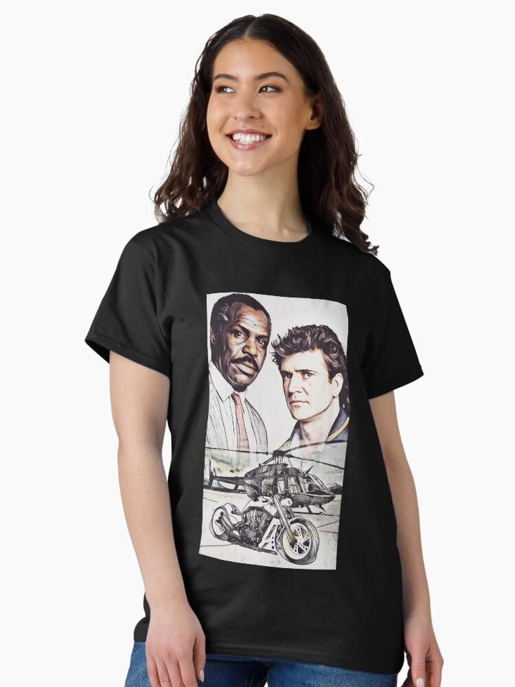 Lethal Weapon Action Movie American Police Motivational Lethal Weapon Graphic For Fan Classic T-Shirt