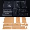 Acrylic Purse Making Template Transparent Leathercraft Template Wallet Stencil  Leather Craft