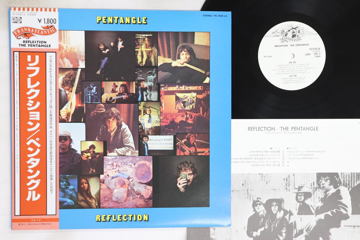 

LP Record PENTANGLE - Reflection YS7056LA TRANSATLANTIC 1980 Japan Obi Rock Used
