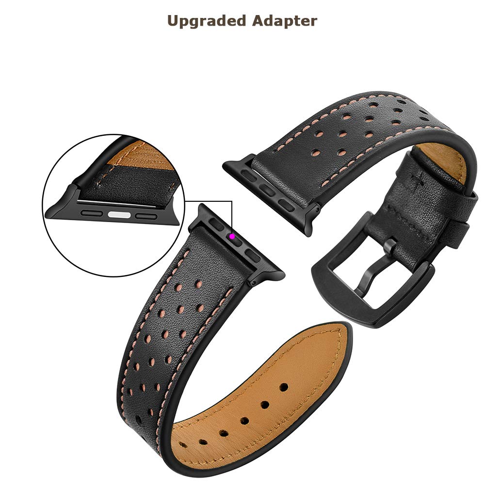 Leather strap For Apple Watch band 44mm 40mm iWatch band 42mm 38mm First layer cow leather bracelet apple watch serie 3 4 se 6 7