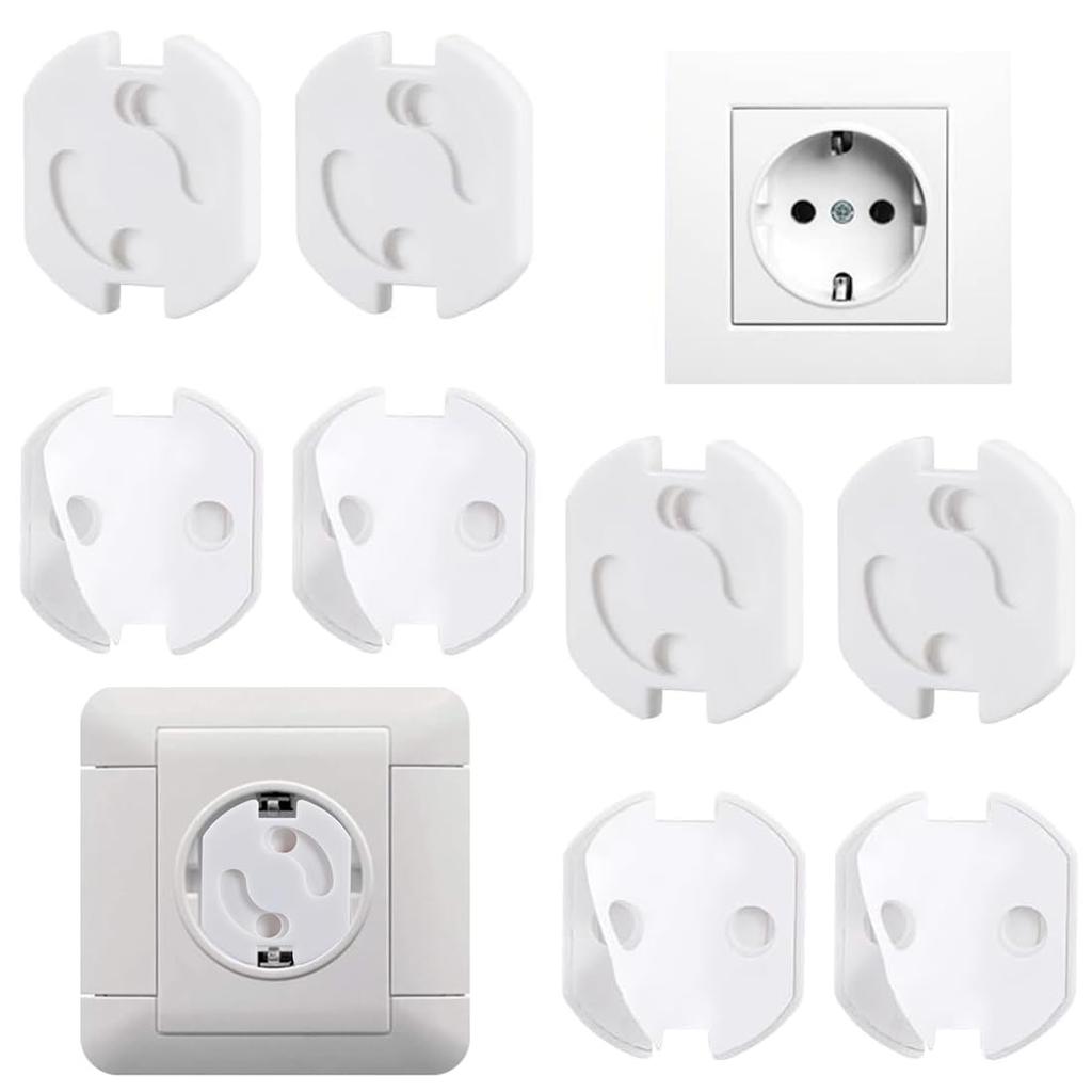 Sockets Child Safety Socket Lock with Twist Mechanism Lock Socket Cover Socket Protection for Babies and Toddlers 20-pack