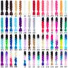 Jumbo Braid 24 Zoll synthetisches Flechthaar Ombre Jumbo Haarverlängerung für Frauen DIY Haarzöpfe Rosa Lila Gelb Grau