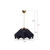 Chaos Handmade Pendant Lamp Navy Blue