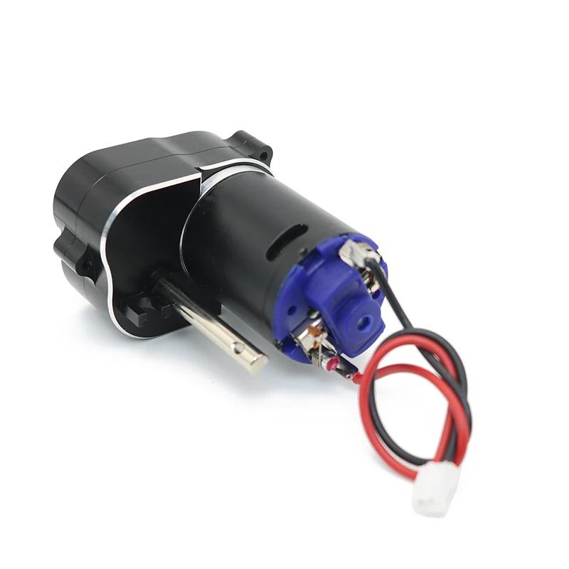 MN 1/12 RC rc car accessories MN78 MN82 mn168 99s LC79 CNC Metal Transmission 370 Motor Gearbox Engine Gear Box with Metal Gear