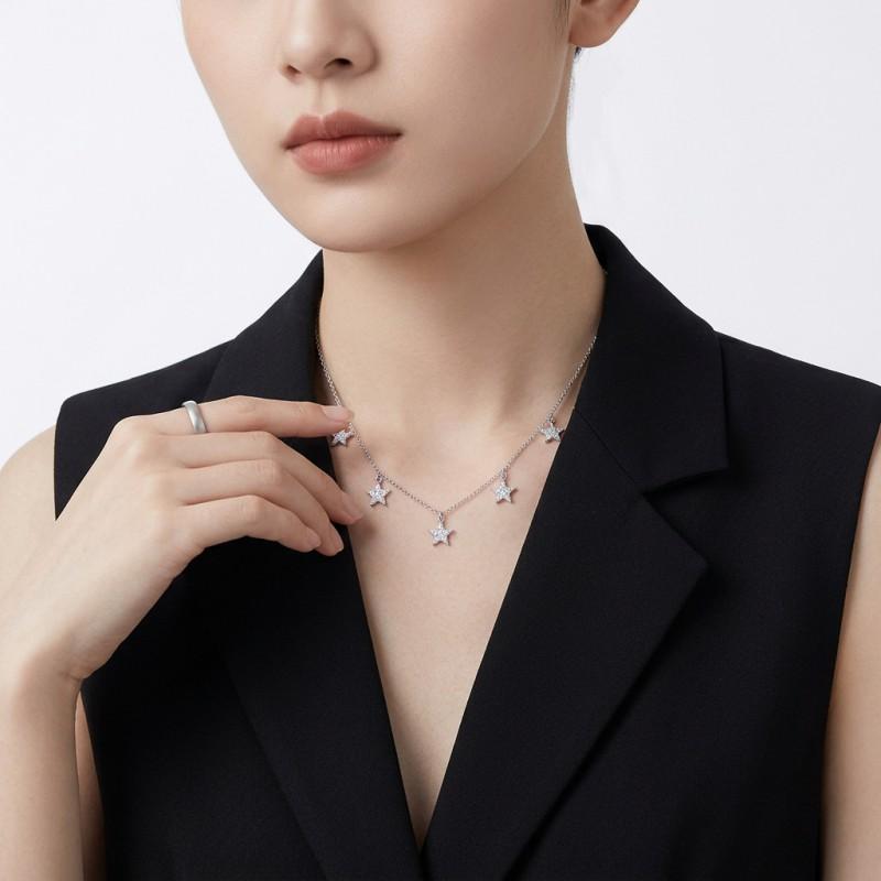 Star Clavicle Chain Stackable Non-Fading Ins Style High-Quality Necklace Women